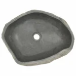 River Stone Oval Sink Basin - 45 x 53cm