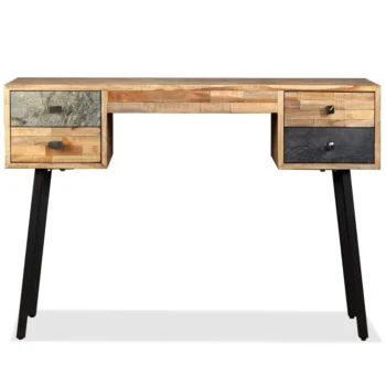 Writing Desk - Solid Reclaimed Teak - 110 x 50 x 76cm