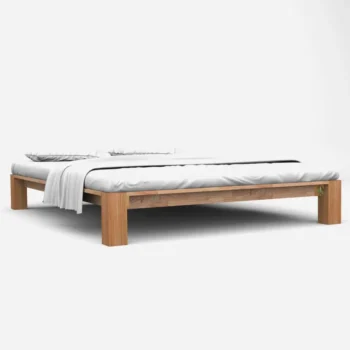 Classic Lacquered Solid Oak Bed Frame - 160 x 200cm