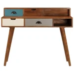 Solid Acacia Wood Writing Desk - 110 x 50 x 90cm