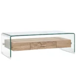 Contemporary & Modern Glass Coffee Table - 98 x 45 x 31cm