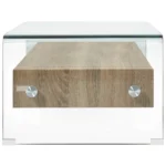 Contemporary & Modern Glass Coffee Table - 98 x 45 x 31cm