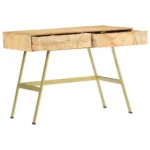 Writing Desk with Drawers - Solid Mango Wood - 100 x 55 x 75cm