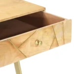 Writing Desk with Drawers - Solid Mango Wood - 100 x 55 x 75cm