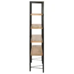 4-Tier Bookcase - Solid Mango Wood - 160 x 35 x 160cm