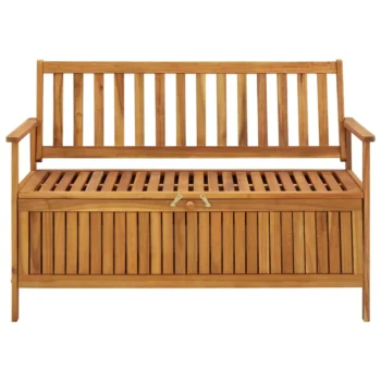 Garden Storage Bench - Solid Acacia Wood - 120 x 63 x 84cm