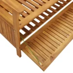 Garden Storage Bench - Solid Acacia Wood - 120 x 63 x 84cm