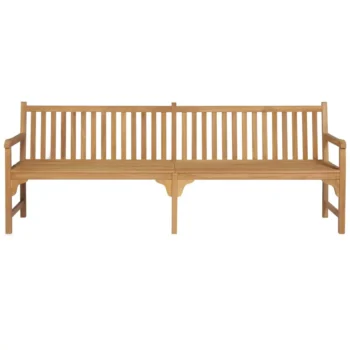 Sanded Teak Garden Bench - Hard Wood - 228 x 62.5 x 90cm