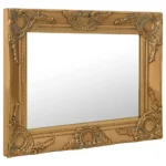 Wall Mirror Baroque Style - Gold - 50 x 40cm