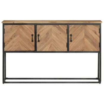 Sideboard - Solid Acacia Wood -120 x 30 x 75cm