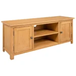 TV Cabinet - Solid Oak Wood - 110 x 35 x 44cm