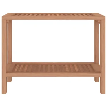 Bathroom Side Table - Solid Teak Wood - 60 x 30 x 45cm