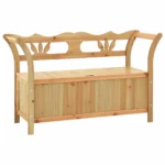 Beautiful Solid Fir Wood Storage Bench - 107 x 45 x 75.5cm