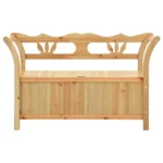 Beautiful Solid Fir Wood Storage Bench - 107 x 45 x 75.5cm