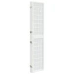 Folding 4 Panel Room Divider - Japanese Style - White - 160 x 170cm