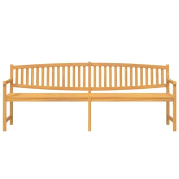 Garden Bench - Solid Teak Wood - 228 x 59.5 x 90cm