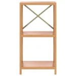 3-Tier Shelf - Solid Oak Wood - 40 x 30 x 78cm