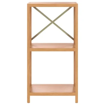 3-Tier Shelf - Solid Oak Wood - 40 x 30 x 78cm