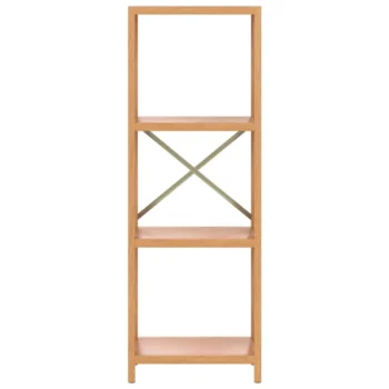 4-Tier Shelf - Solid Oak Wood - 40 x 30 x 112cm