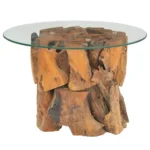 Coffee Table - Solid Teak Driftwood - 60cm