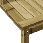 Potting Table/Bench With Shelves - Impregnated Wood Pine - 108 x 50 x 109.5cm