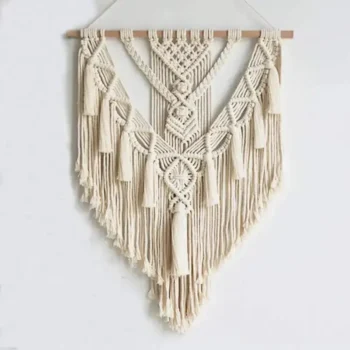 Handwoven Macrame Wall Decoration - Hanging - 55 x 78cm