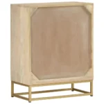 Sideboard With 2 Doors - Solid Mango Wood - 55 x 30 x 70cm