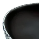 Handmade Ceramic Countertop Sink - Black & Blue - Oval - 47 x 33 x 13cm