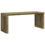 Garden Bench - Extendable - Impregnated Pine Wood - 212.5 x 40.5 x 45cm