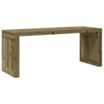 Garden Bench - Extendable - Impregnated Pine Wood - 212.5 x 40.5 x 45cm