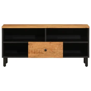 TV Cabinet - Solid Acacia Wood - 100 x 33 x 46cm