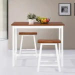 Solid Wood - Bar Table And Stool Set