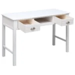 White Desk - Paulownia And Poplar Wood - 110 x 45 x 76cm