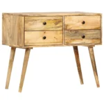 Handcrafted Sideboard - Solid Mango Wood - 85 x 40 x 71cm