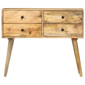 Handcrafted Sideboard - Solid Mango Wood - 85 x 40 x 71cm