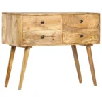 Handcrafted Sideboard - Solid Mango Wood - 85 x 40 x 71cm