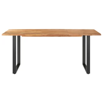 Wooden Dining Table - Acacia Wood -180 x 90 x 76cm