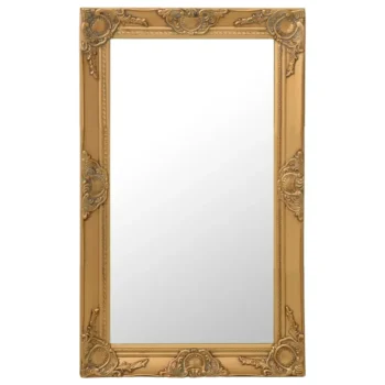 Wall Mirror Baroque Style - Gold - 50 x 80cm