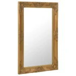 Wall Mirror Baroque Style - Gold - 50 x 80cm