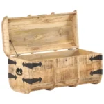 x3 Storage Chests - Solid Mango Wood - 70 x 34 x 36cm (L)