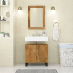 Sink Cabinet - Solid Mango Wood - 62 x 33 x 58cm