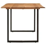 Wooden Dining Table - Acacia Wood -180 x 90 x 76cm