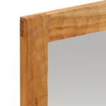 Bathroom Mirror - Solid Acacia Wood - 50 x 70 x 2.5cm