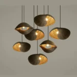 Ratika Chandelier Bamboo Lights - Handcrafted - (S)26cm - (M)31cm - (L)36cm