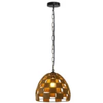 Hemp Dome Shape Ceiling Pendant Light - Rope Hanging Light - L95cm