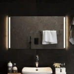 Stylish LED Bathroom Mirror - 90 x 40cm