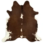 Real Cow Hide Rug Brown and White - 150 x 170cm