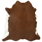 Real Cow Hide Rug Brown and White - 150 x 170cm