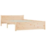 Bed Frame With Storage Drawers - Solid Pinewood - 135 x 190cm