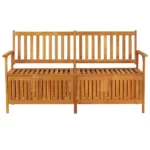 Garden Storage Bench - Solid Acacia Wood - 148 x 62 x 84cm